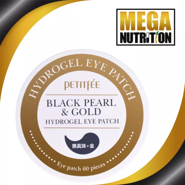 Petitfee Noir Perle & Or Hydrogel Eye Patch 60 Patches Démaquillage Tonique