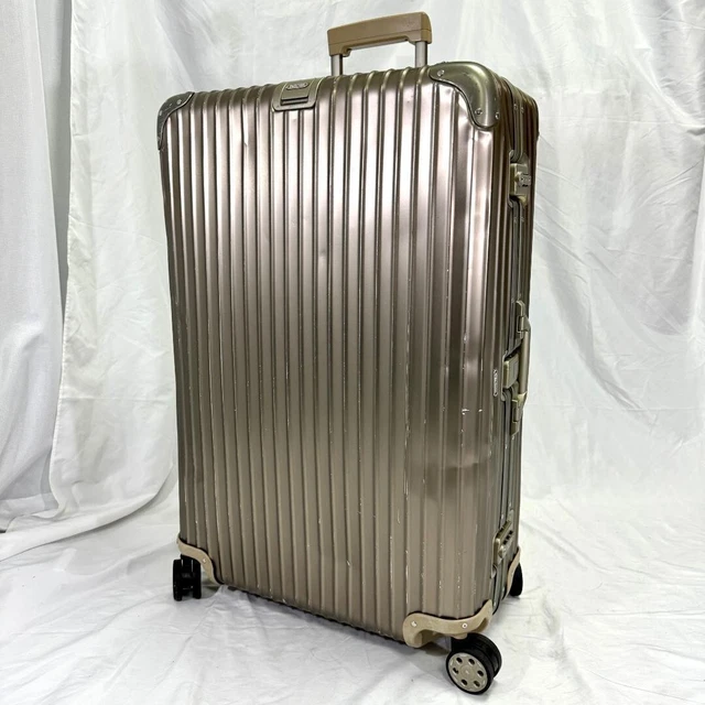 RIMOWA TOPAZ TOPAS 98L Titanium Gold 4-wheels Suitcase 924.77.03.5