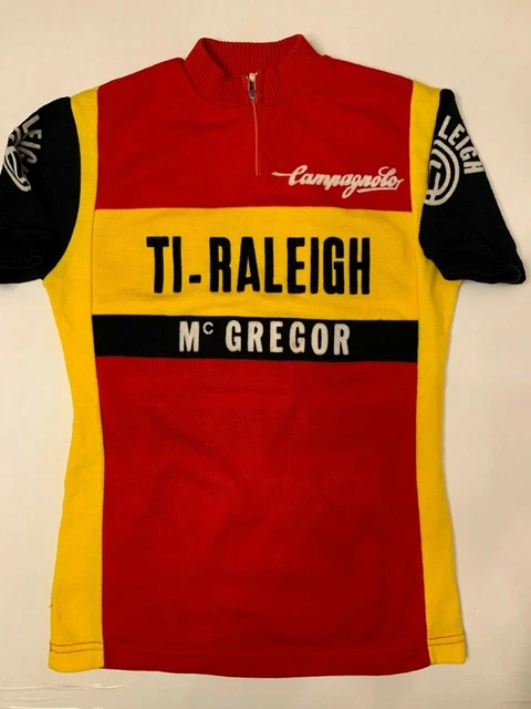 Maillot Cycliste Vintage Campagnolo – Lycra, Fabriqué En Italie