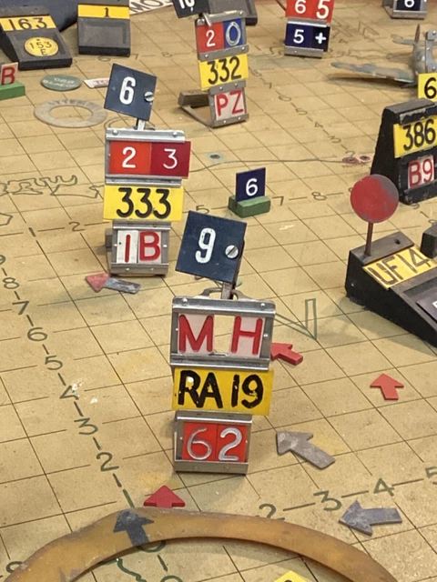 RARE ORIGINAL WW2 raf battle of britain operations room raid block 1940 ...