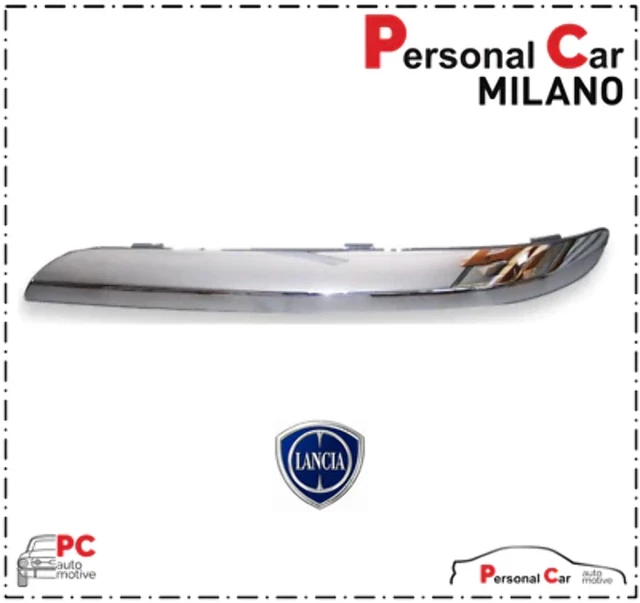 Moulure Pare-chocs Avant Chromée Pour Fiat 500 2007-2015 - Paire Gauche/droite, Référence 735455057/735455056