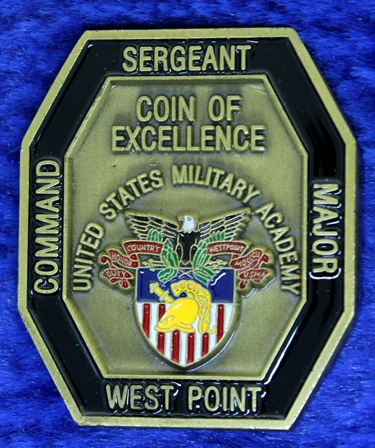 US ARMY WEST Point Command Sergeant Major Military Academy Challenge
