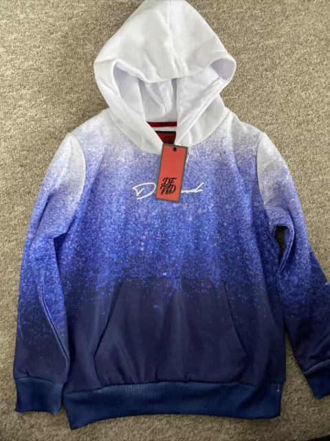 DFND MENDI HOODIE Age 9 10 Boys Hoody Spray Effect 23.99