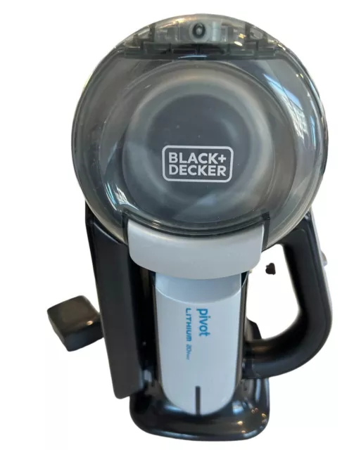 BLACK+DECKER 20V Max Handheld Pivot Vacuum Vac, Cordless, Grey