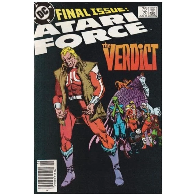 Atari Force (1984 series) #20 Newsstand in Fine + condition. DC comics [o*