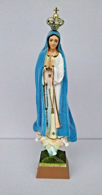Madonna In Pietra FABRIQ Statua - 38cm, 2kg, Resistente A Intemperie E