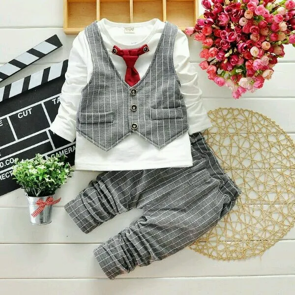 Boys Wedding suit 2-3-4 years christening Christmas birthday party suit UkSeller