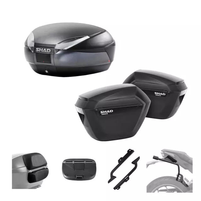 Set SHAD Coffre SH48K Et Valises SH23K Pour BMW 1200 R 2015-2018