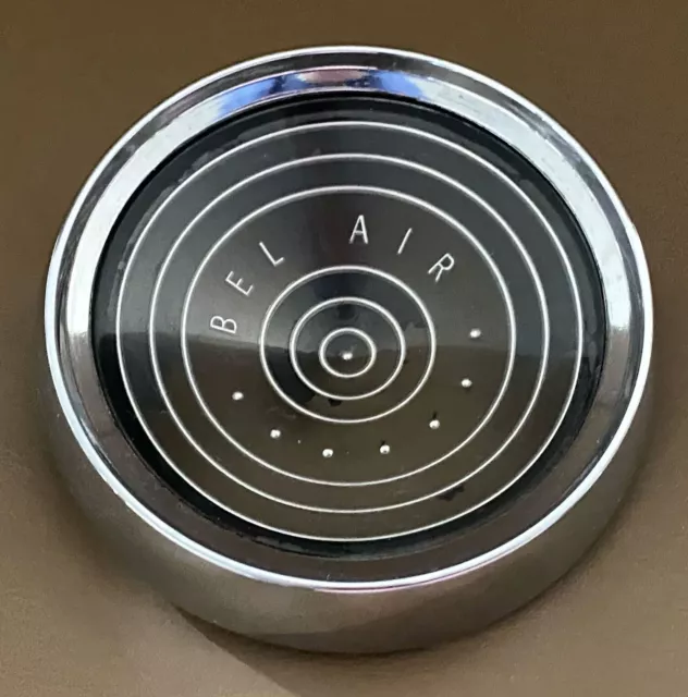 1961 Chevrolet Chevy Bel Air Steering Wheel Horn Button Center Cap Used OEM 61