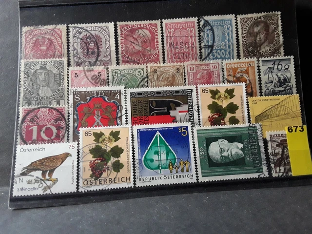 ^ÖSTERREICH   Kollektion gestempelt  (Lot 673)