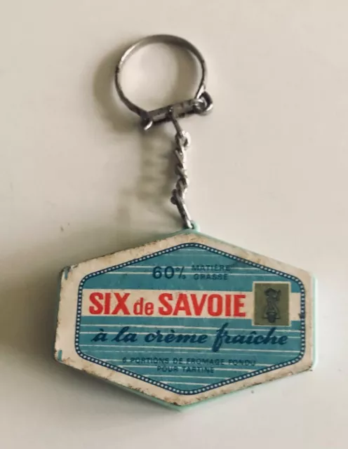 Porte-Cle Alimentaire * Fromage " Six De Savoie " Boite + Portions / Keychain