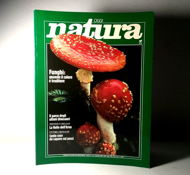 RIVISTA NATURA OGGI Natura Animali Selvaggi Terra Anni 80 Da Collezione