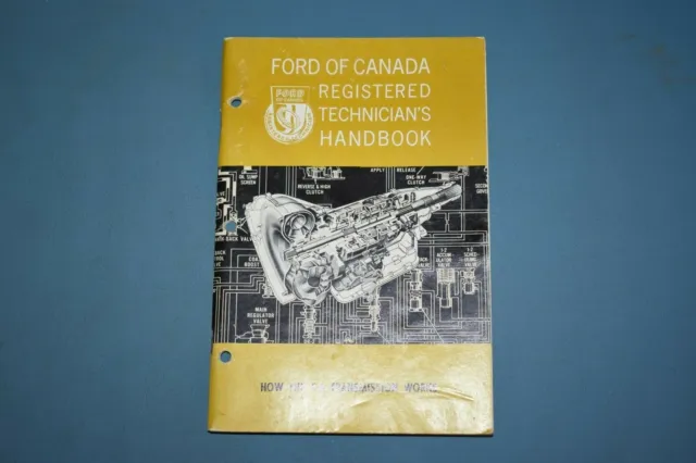 1966 Ford C6 Transmission Service Manual Booklet Mechanics Handbook Training