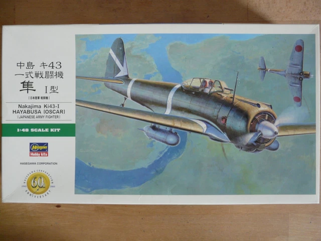 Maquette Avion HASEGAWA 1/48 Ref 9080/JT80 Nakajima Ki43-I Hayabusa "Oscar"