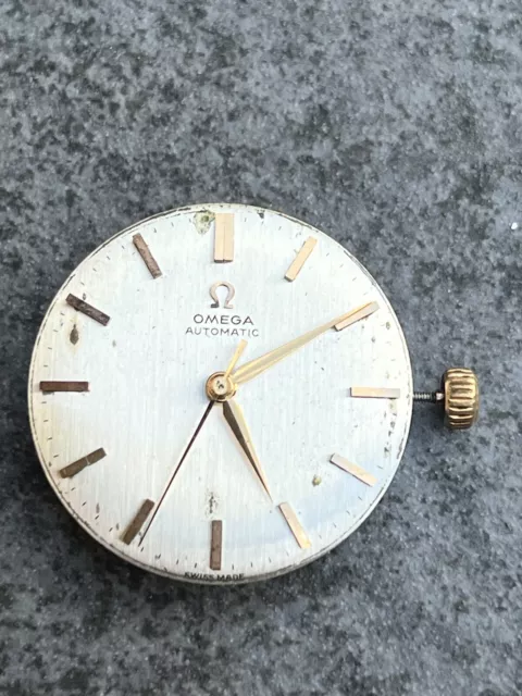 Ancienne Montre OMEGA AUTOMATIC Calibre 591 - Mouvement Et Cadran 3