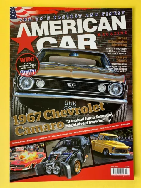 Américain Voiture Revue - Juil. 2013 - Chevrolet Camaro 1967 - Rue Filtre
