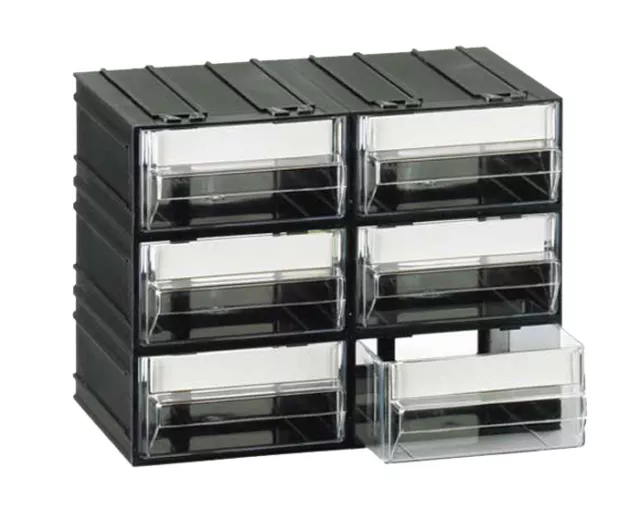 CASSETTIERA PORTA MINUTERIA componibile 6 cassetti MOBIL PLASTIC modello  T/C EUR 19,60 - PicClick IT