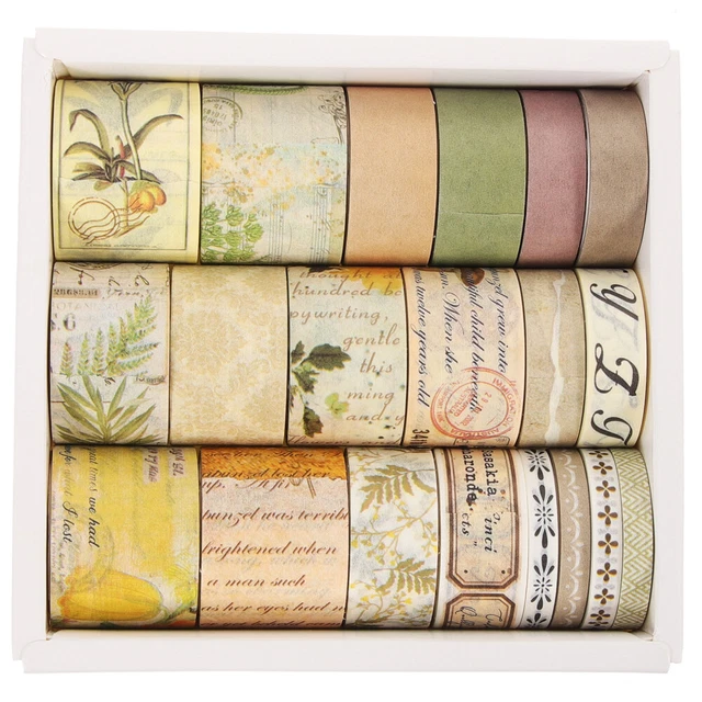 20 Rollen à Handbuch-Bänder DIY Washi-Bänder Notizbuchbänder Pro Sammelalbum diy