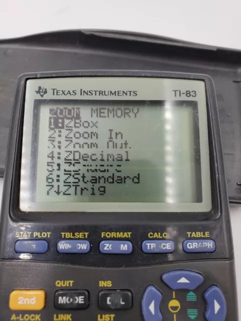 Texas Instruments TI-83 Plus Graphing Calculator - Black - Missing Pixels - Used