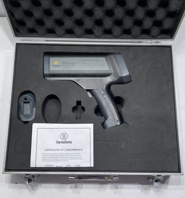ThermoWorks IR-Pro-100 Industrial Hi-Temp Infrared Thermometer Dual Laser