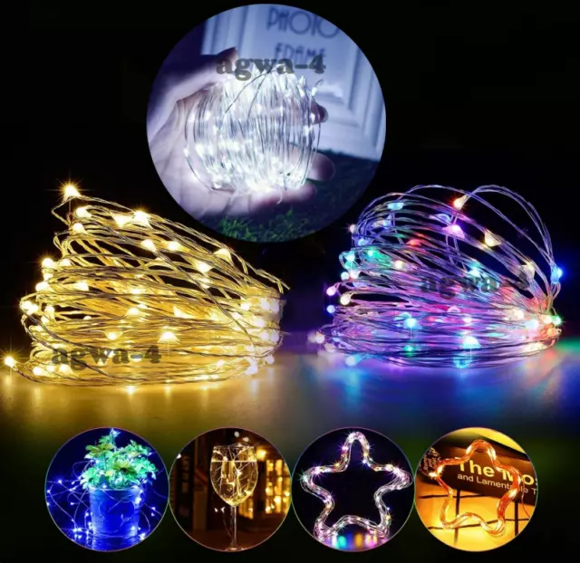 300LED Solar String Light Lights Waterproof Copper Wire Fairy Outdoor Garden