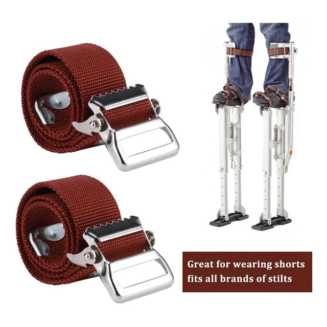 STILT LEG BANDS Straps, Adjustable Comfort Drywall Stilts Leg Band