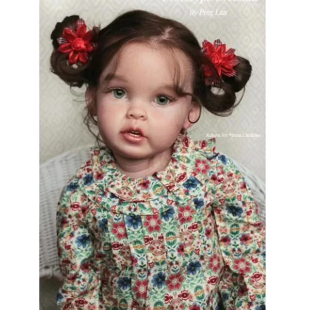 HUGE 30 INCH Reborn Baby with Hand-Rooted Hair Already Finished Doll ...