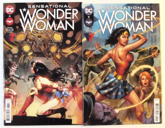 Sensational Wonder Woman Lot of 2 #5,6 DC Comics (2021) 1st Print Comic Books