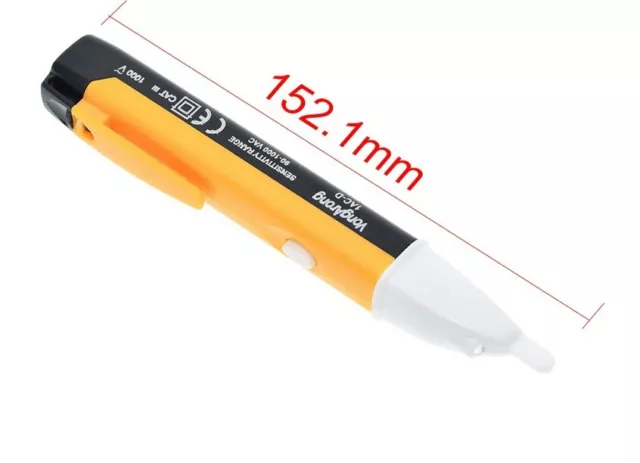 Penna Tester Rilevatore Tensione LED AC Cercafase 90-1000V