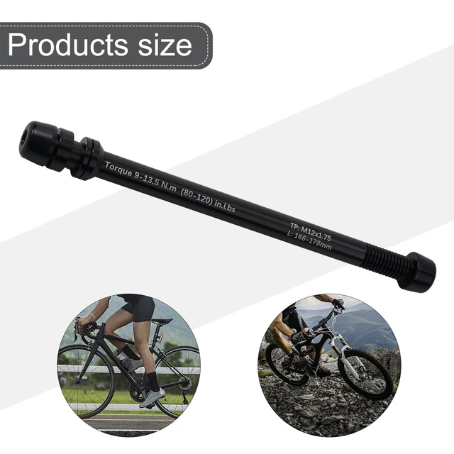 Adattatore Thru Axle Per Bike Trainer - 12x142-148mm, Filettatura M12x1.5/1.75 | Lega Di Alluminio - Foto 12