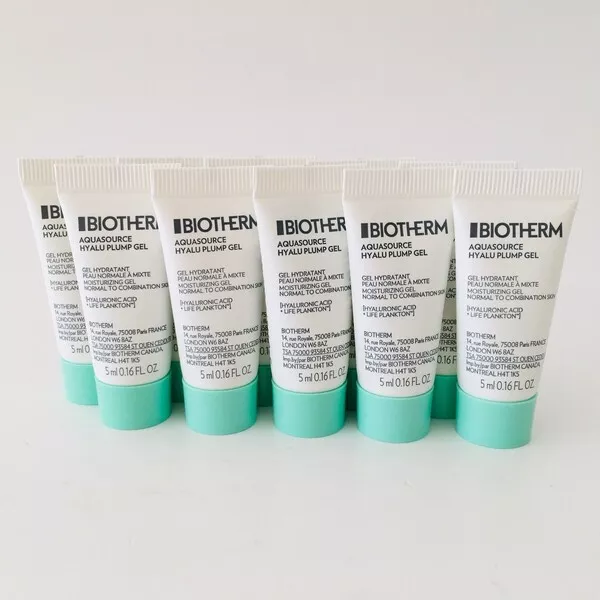 Biotherm Aquasource Hyalu Plump Gel Moisturizing 50ml ( 10 X 5ml ) NEU OVP