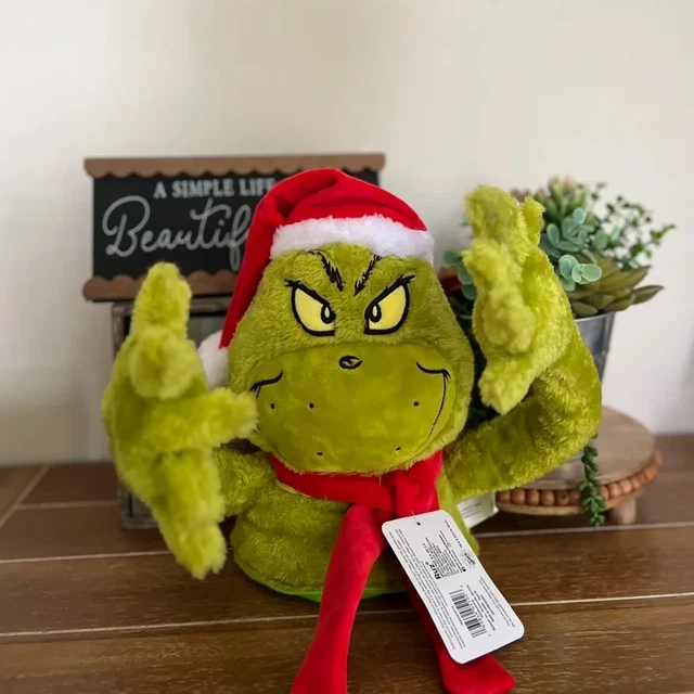 DR SEUSS THE Grinch Who Stole Christmas Grinch Tree Hugger Plush £23.78