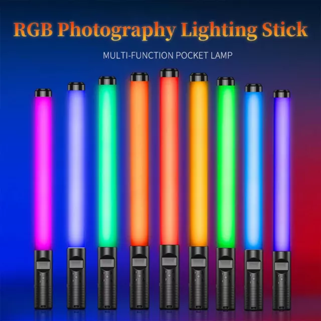 RGB LED Light Wand Handheld Fill Light 3000K-6000K Photography Light Stick Bar