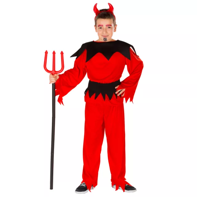 Jungenkostüm Teufelchen Kostüm Halloween Karneval Fasching Jungen Teufel Kinder