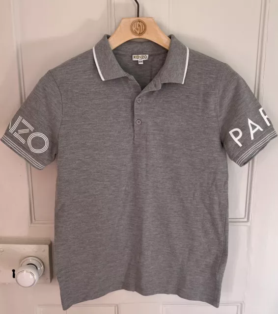 Kenzo Kids Grey Polo Shirt