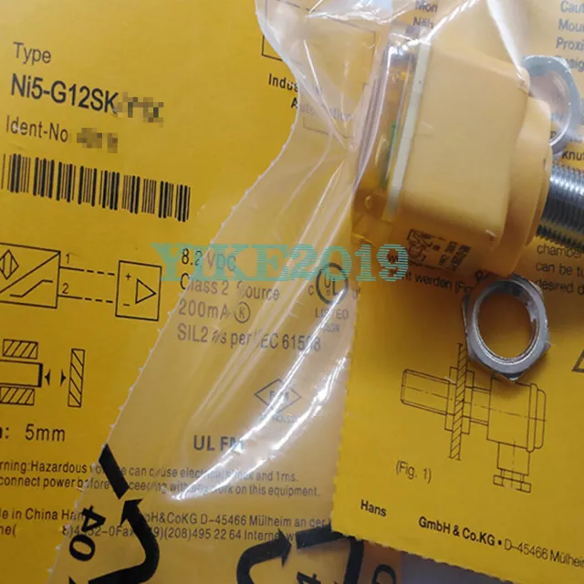 QTY:1 FOR TURCK Proximity Switch NI5-G12SK-RN6X Proximity Sensor NEW