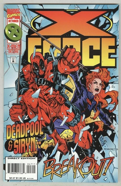 X-Force #47 Marvel Comics October Oct 1995 (VF)