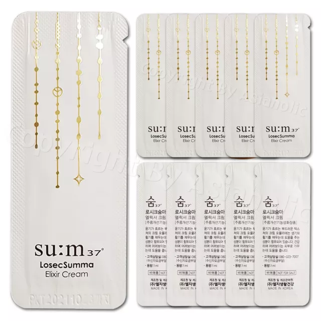 SU:M37 LosecSumma Elixir Cream 1ml (10pcs ~ 150pcs) Sample Sum37 Newest Version