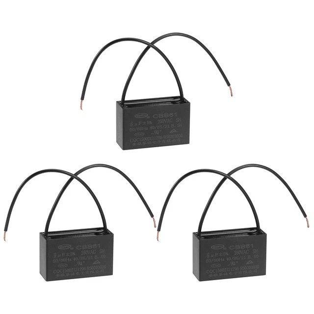 Ceiling Fan Capacitor CBB61 6uF 250V AC