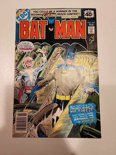 Batman #308 (DC 1979) 1st Appearance Tiffany Fox, Lucius's Daughter Newsstand