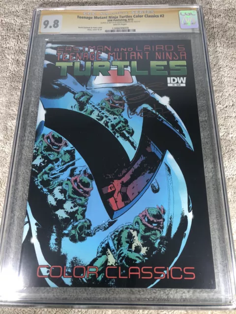 Teenage Mutant Ninja Turtles Color Classics 2 CGC SS 9.8 Eastman Gold ink Sketch