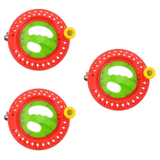 3 Pieces Round Fly Fishing Reel Line Winding Board Handle Marine