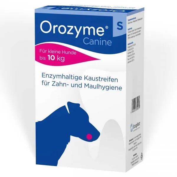 Orozyme Kaustreifen S 224 g Hunde | Zahnpflege | Kollagen | Gebiss