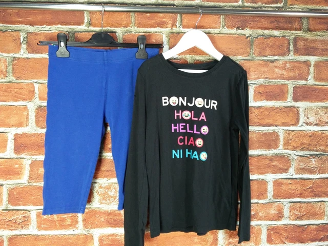 Girls Bundle Age 10-11 Years Next Gap Cropped Legings Top T-Shirt Kids Set 146Cm