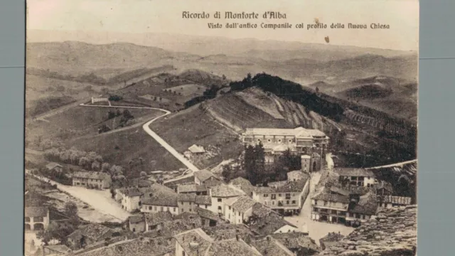 Cuneo Monforte d'Alba visto dall'antico campanile F. piccolo  spedita