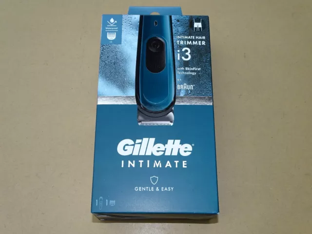 *** GILLETTE Intimate I3 *** Tondeuse rasage intime pour Homme {NEUF scellé}