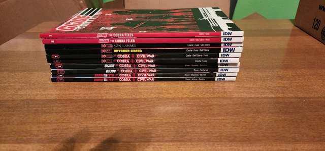 G. I Joe TPB Set. Cobra Civil War. Complete. 10 books The Cobra Files,