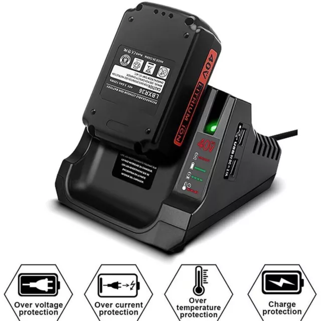 Black and decker online lithium 40v battery charger