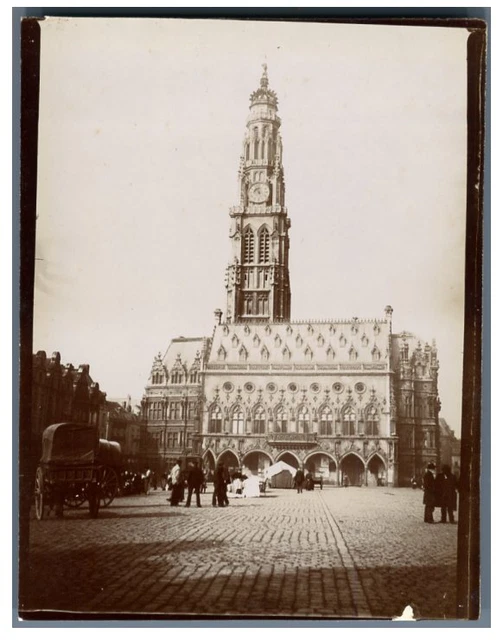 Tirage Photographique Vintage (citrate) - Années 1900 - Église En Charente-Maritime - Format 6x8.5 Cm - Original