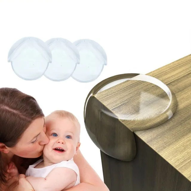 Cojín de protección de esquina para bebés de larga duración escritorio antideslizante armarios borde de mesa